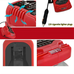 Portable Mini Car Charger | High Efficiency Compatible With Milwaukee 18V M18 Battery