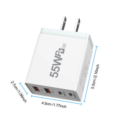 EU/US/UK/AU Plug USB Quick Charging Adapter by Snagg An Adapter