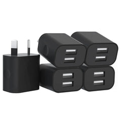 1/5Pcs 5V 2A Dual Port USB Charging Adapter by Snagg An Adapter