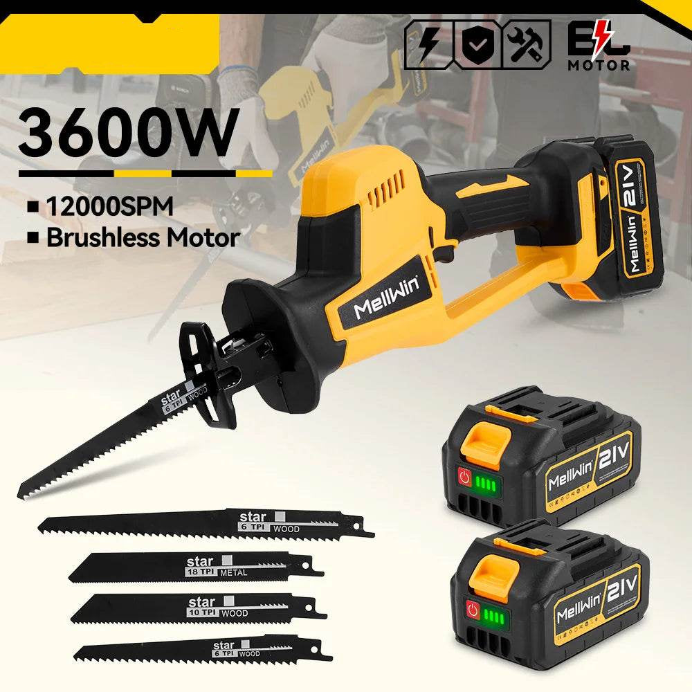 3600W Cordless Reciprocating Saw - SnaggIt