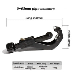 Roller-type large-diameter pipe cutter for PVC pipe – image 15