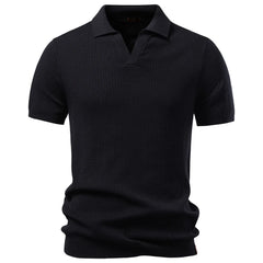 Men's "Old Money" Luxury Polo | Elegant Four-Season Breathable Essential
