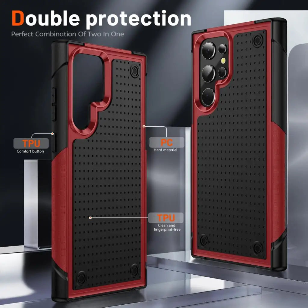 Shockproof Armor Case for Samsung Galaxy S23 / A Series by Snagg A Phone Case