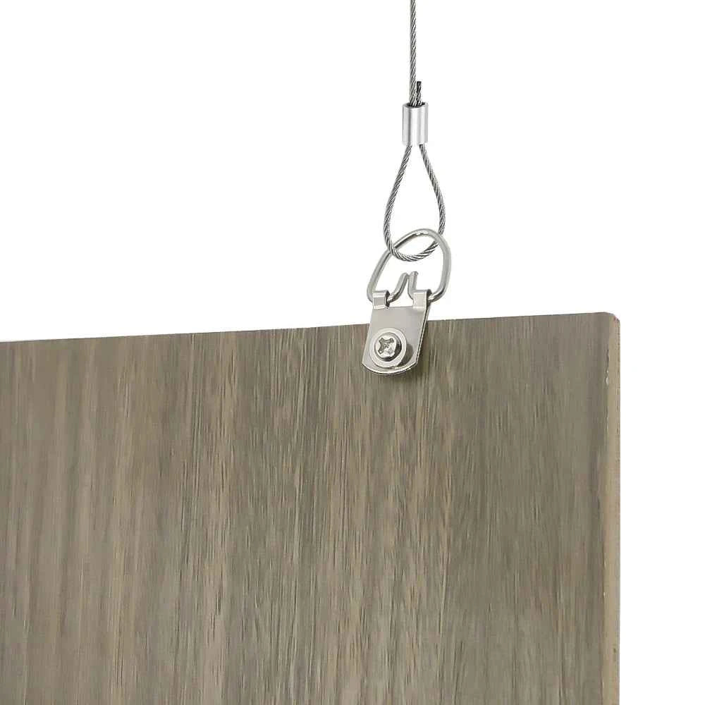 1.5mm 304 Stainless Steel Cable Suspension Kit | Picture Frame Hanging Wire Rope with Hardware