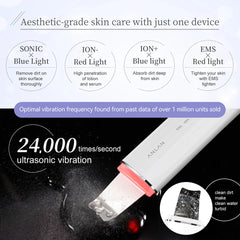 Ultrasonic Skin Scrubber & EMS Facial Lifting Device