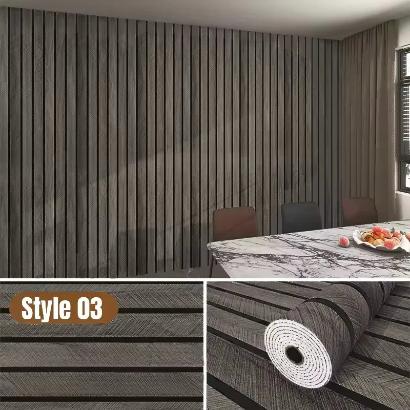 Thick Wood Grain Self-Adhesive Wall Sticker by Snagg A Wall Sticker