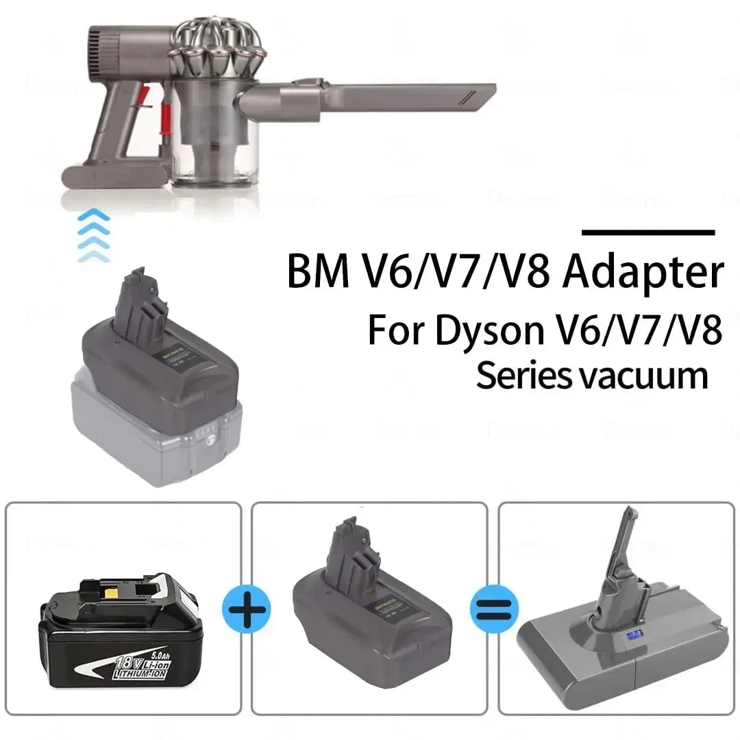 DM18V678 battery adapter for Dyson V6 V7 V8 – image 8