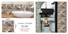 Imitation Brick & Cobblestone Wall Stickers by Snagg A Wall Sticker