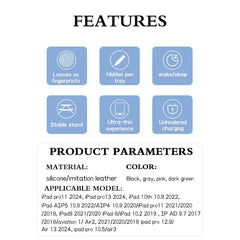 Smart Protective Case for iPad Series by Snagg An iPad Case