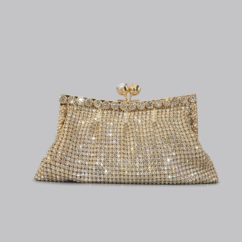 Rhinestone Diamond Evening Clutch by Snagg It Purses