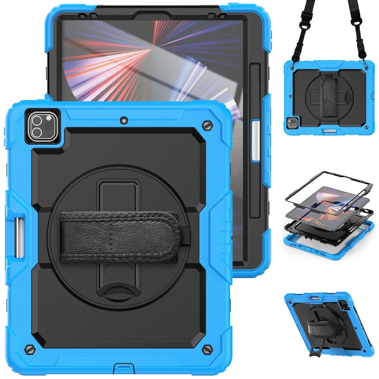 360 Rotation Kids Stand Tablet Case for IPad Series by Snagg An iPad Case