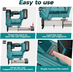 Cordless 2-in-1 Brad Nailer & Stapler - SnaggIt