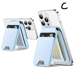 MagSafe Compatible Vegan Leather Wallet with Adjustable Stand by Snagg A MagSafe Wallet