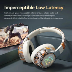 Wireless Bluetooth Headphones | Over-Ear Gaming Headset with Mic (Long Playtime) by Snagg A Headphone