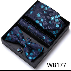 Men’s Luxury Tie & Bow Set - WB177 - Others In Fashion