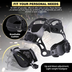 SAFE UP Auto Darkening Welding Helmet by Snagg A Welding Helmet