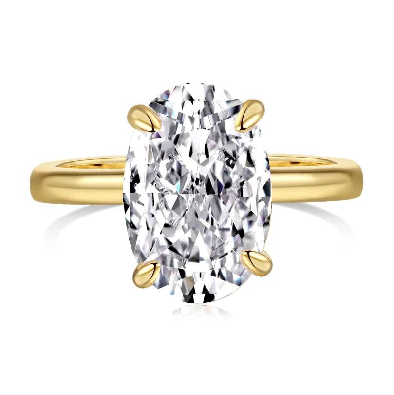 5ct Oval Moissanite Ring - SnaggIt