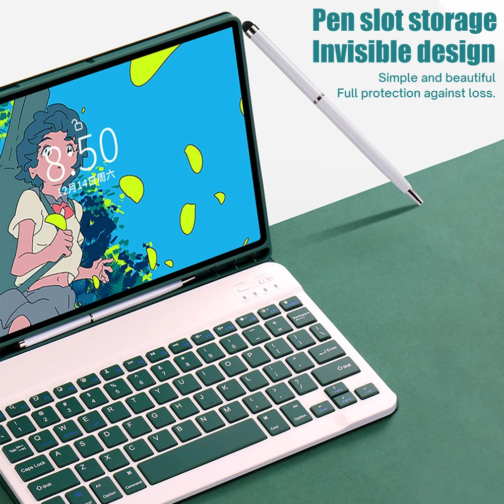 Case & Keyboard For Samsung Galaxy S10 Lite,S10 FE/S9 FE 10.9‘’,A9 Plus S7 S8 S9 11",S9 FE Plus/S10 FE Plus by Snagg A Wireless Keyboard