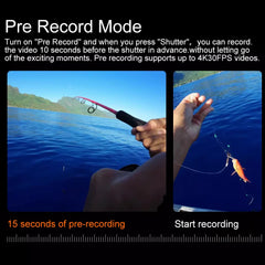 5K Action Camera – 30M Waterproof Sports Cam with Touch LCD by Snagg A Portable Camera