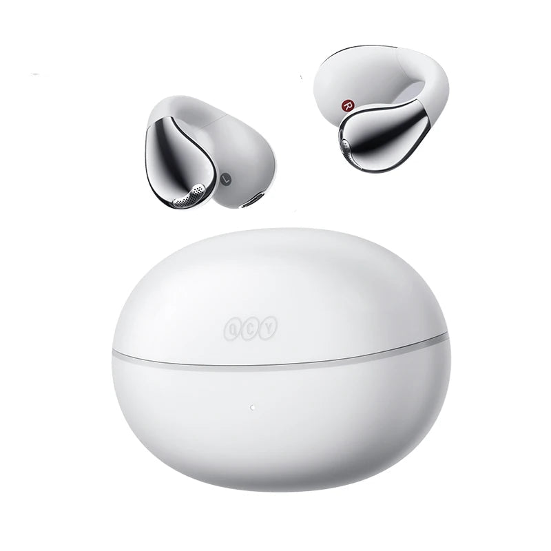 Open Ear Wireless Earphones – Hi-Res LDAC Bluetooth 6.0 Clip-On Sports Headphones with 40H Playtime by Snagg An EarBud