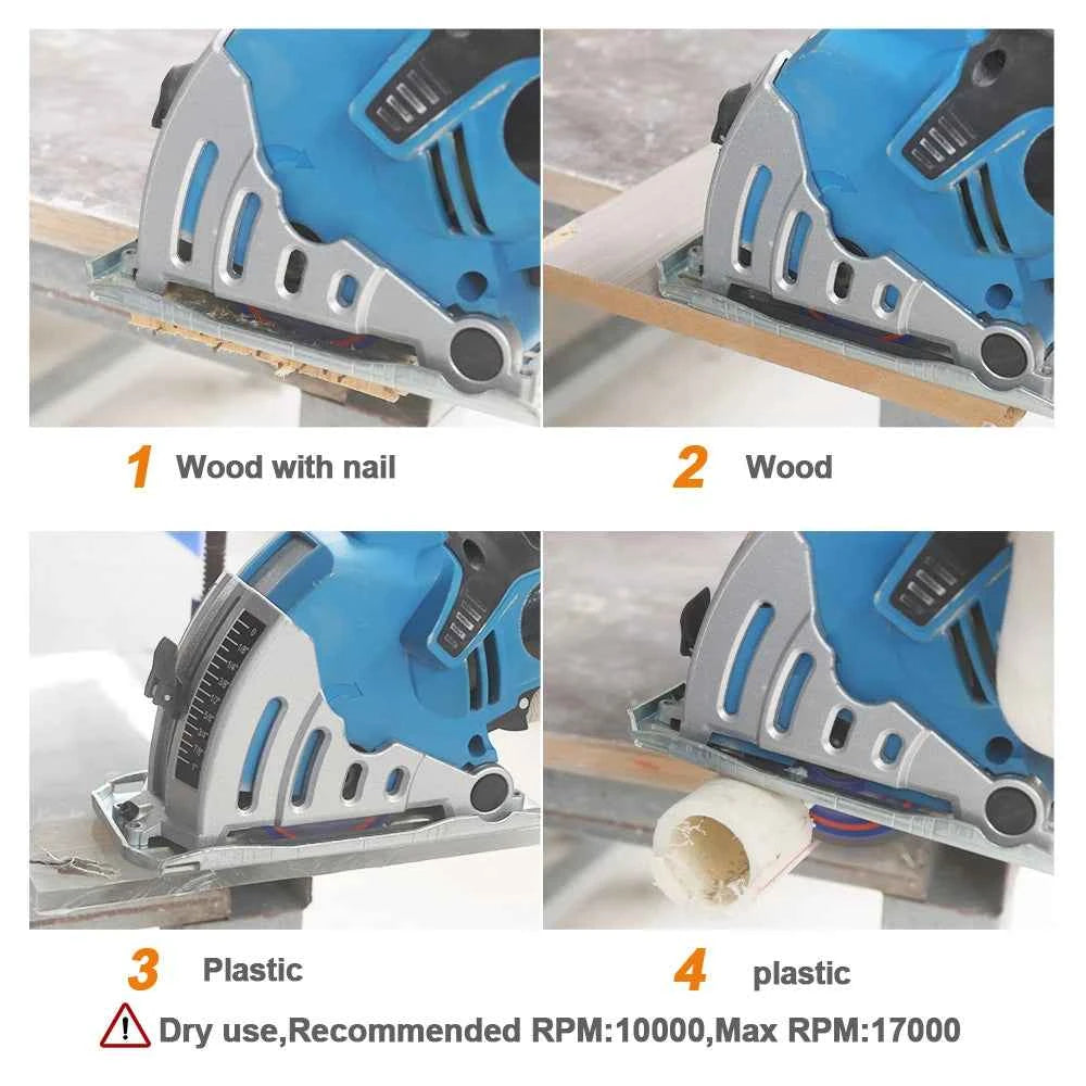 Carbide Tipped Mini Saw Blades | 75mm & 85mm Precision Cutting Discs