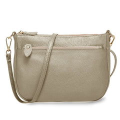 100% Genuine Leather Small Flap Crossbody Bag – Simple Women's Shoulder Purse & Messenger Wallet