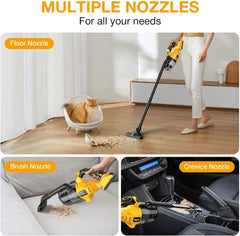 100AW Cordless Handheld Vacuum | 55 CFM High Velocity Multi Surface Cleaner Compatible With Dewalt Batteries