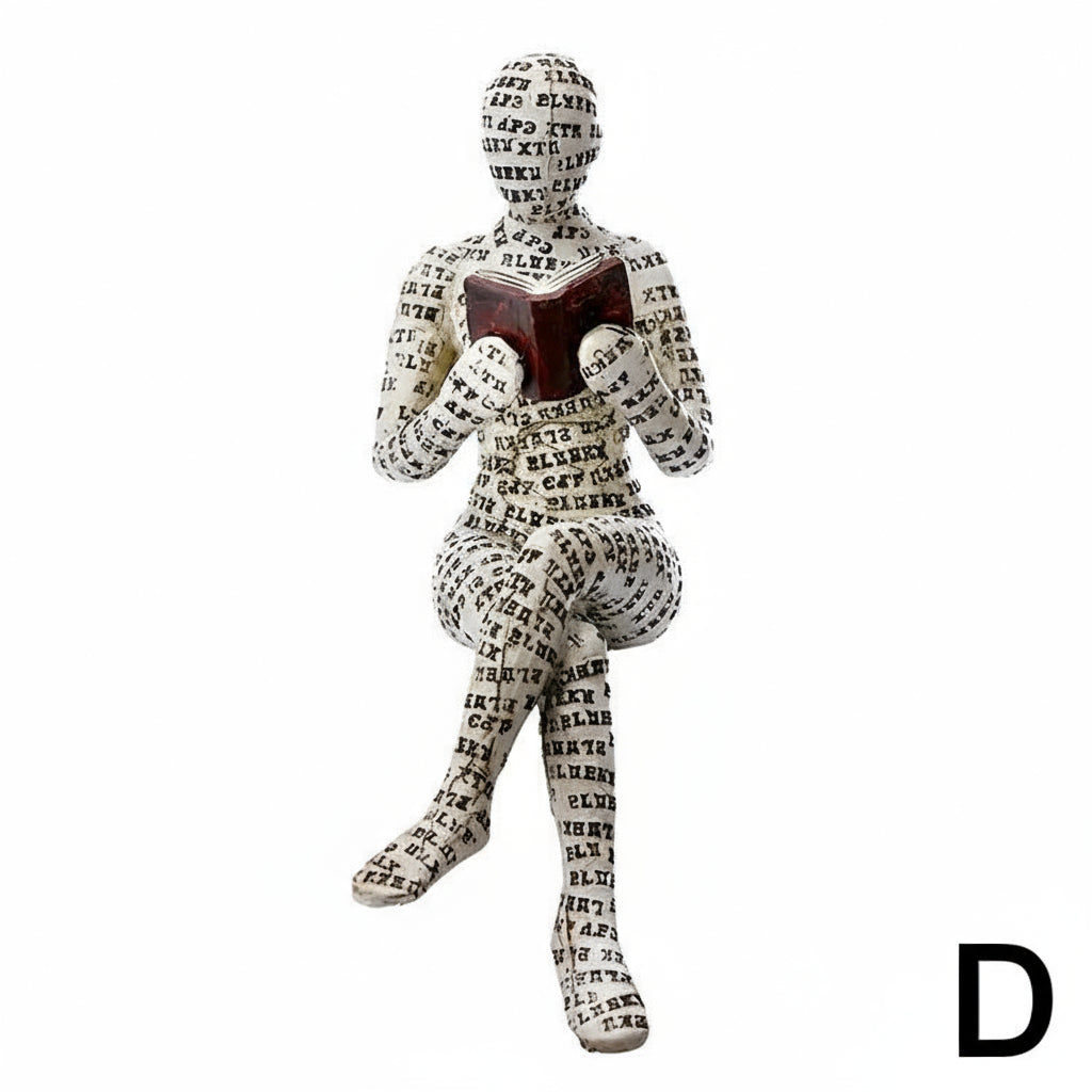 Abstract Reading Woman Sculpture by Snagg A Sculpture