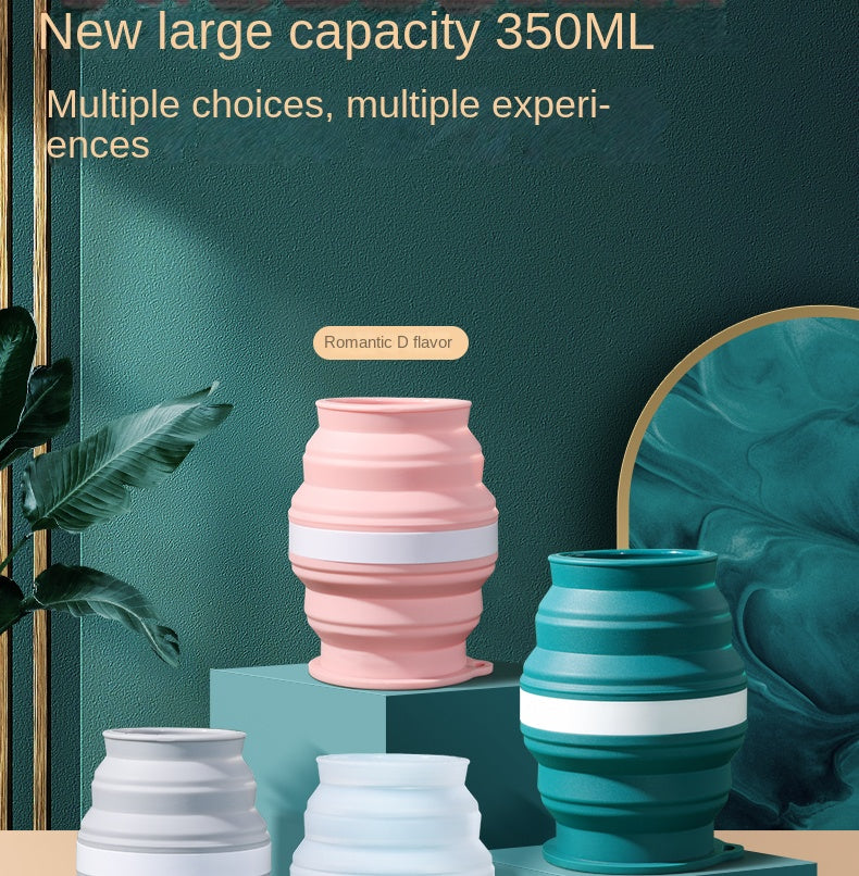 Creative Origin Cup Foldable Silicone Cup With Lid Outdoor by Snagg A Cup