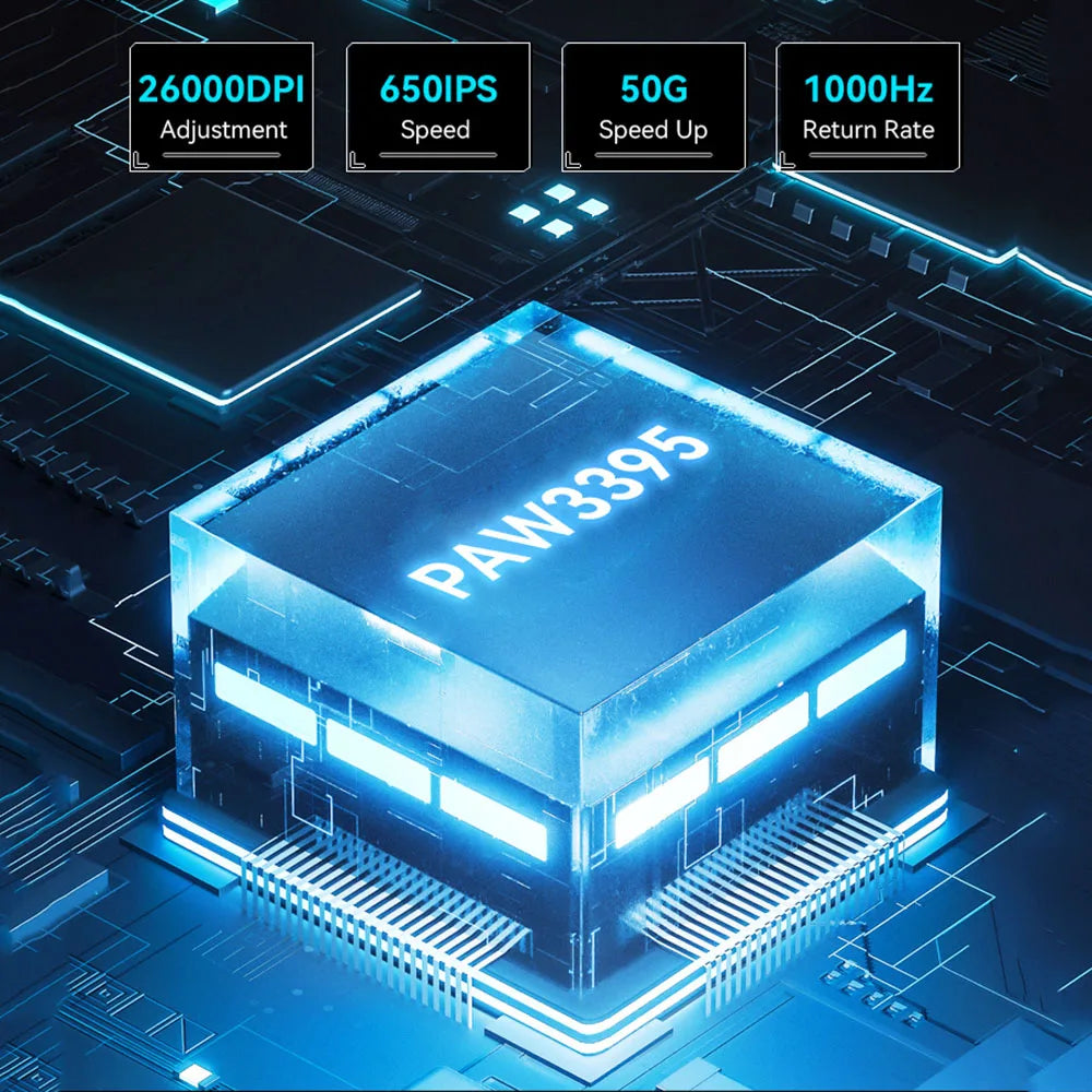 Lightweight Wireless Gaming Mouse Tri-Mode Connectivity for PC & Mac by Snagg A Gaming Mouse