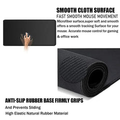 Large E-Sports Gaming Mouse Pad Textured Non-Slip Rubber Base by Snagg A Mouse Pad