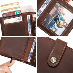 Leather RFID Pop-Up Wallet by Snagg It Wallet