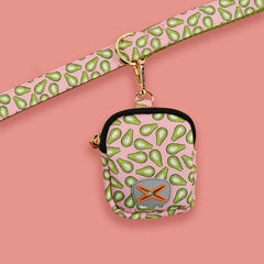 Luxury Double-Sided Print Pet Leash & Poop Bag Holder Set by Snagg A Leash