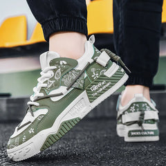 Men’s Thick Sole Casual Board Sneakers by Snagg A Shoes