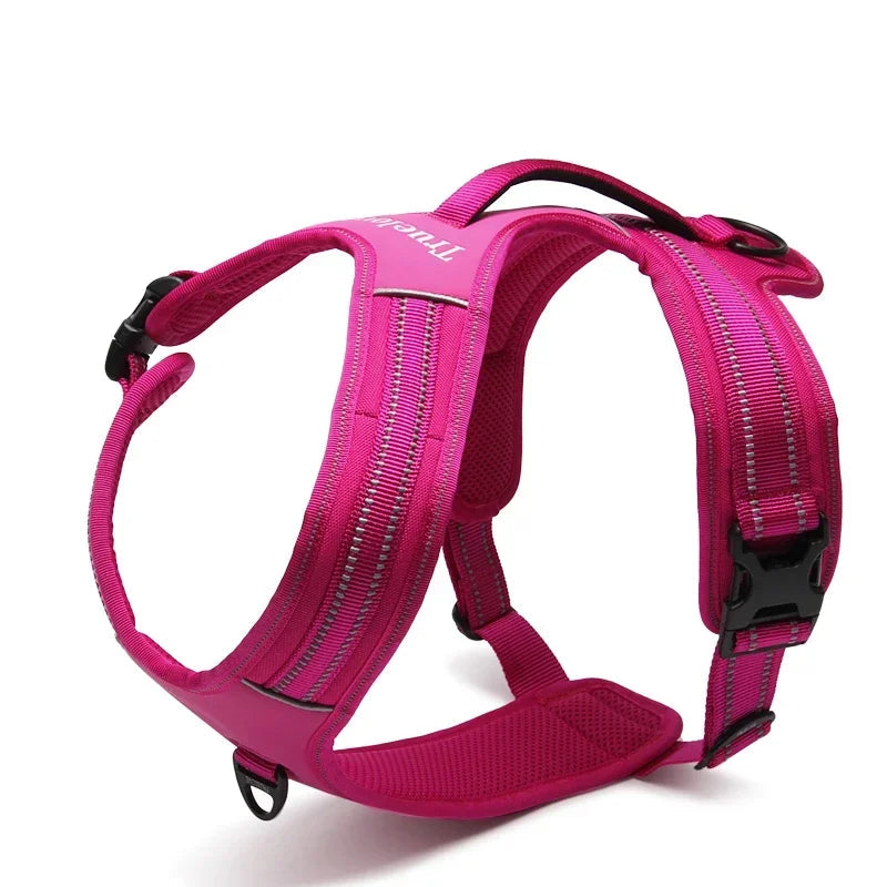 Reflective No-Pull Dog Harness with Handle by Snagg A Harness