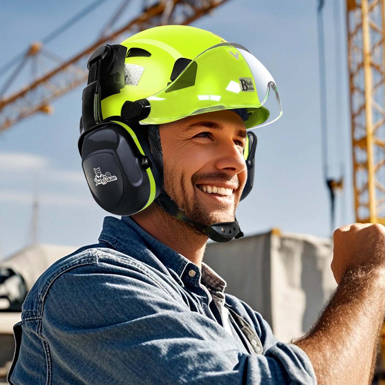 Helmet-mounted clip-on earmuffs – image 6