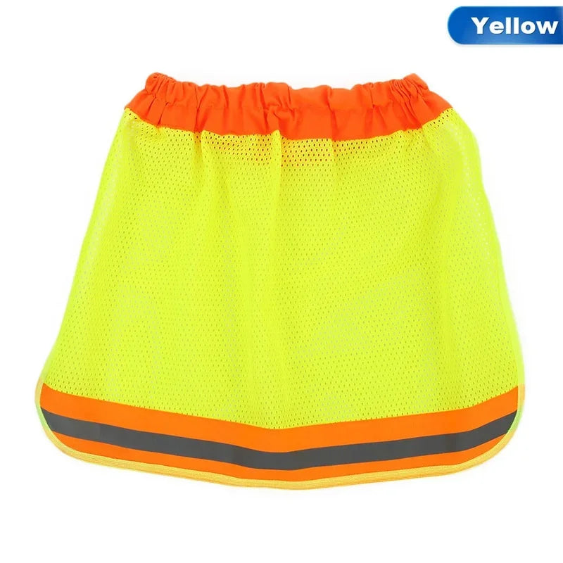 Reflective Stripe Neck Shield Safety For Hard Hats by Snagg A Neck Shield