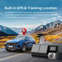 AI ISP 4K Dual Dash Cam | Sony Starvis Color Night Vision & GPS