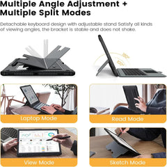 Magic Keyboard For Samsung Galaxy Tab S10 FE+ Case by Snagg A Wireless Keyboard