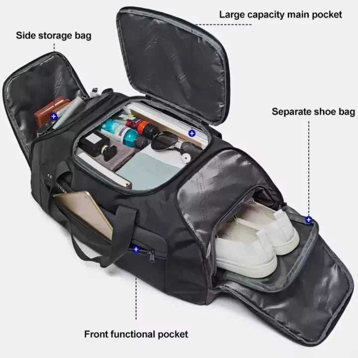 Multifunction Travel & Gym Bag by Snagg It Bags