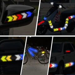 80-10PCS Safety Reflective Stickers Strip by Snagg A Reflective Stickers