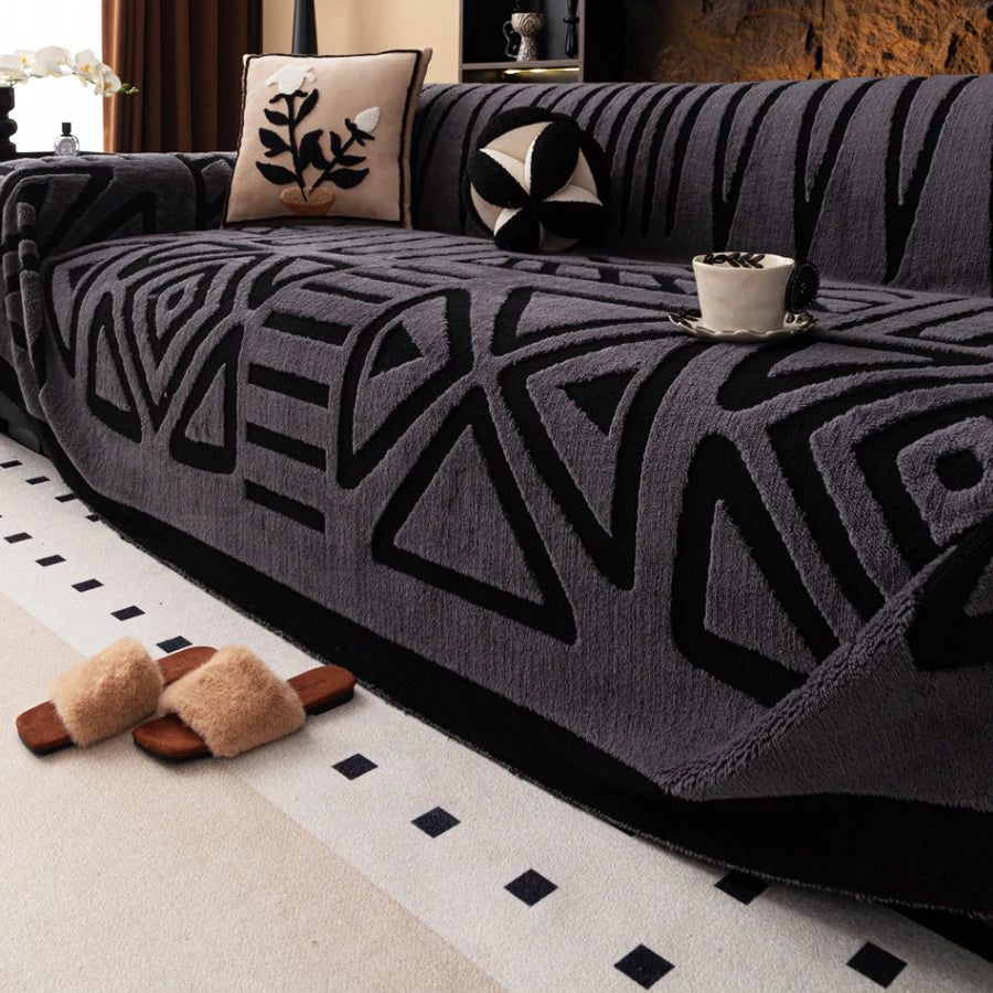 Bohemian Sofa Protector – Vintage Comfort & Pet-Friendly Design by Snagg A Sofa Cover