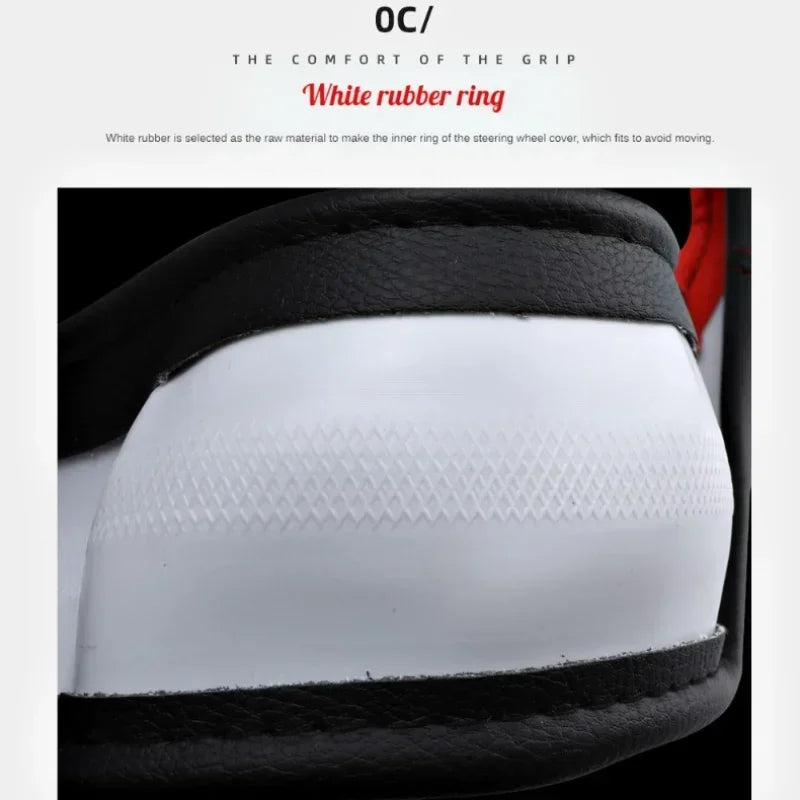 PU Leather Steering Wheel Cover by Snagg A Steering Wheel Cover