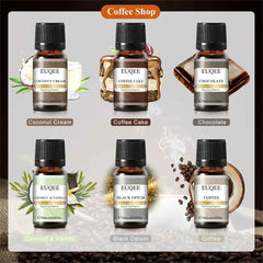 6 Piece Fragrance Oil Collection – Premium 10ml Aroma Diffusion Set for Home & Crafting