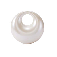 Pearl White Acrylic Evening Clutch by Snagg It Purses