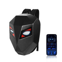 Bluetooth LED Eyes Motorcycle Hard Shell Backpack - SnaggIt