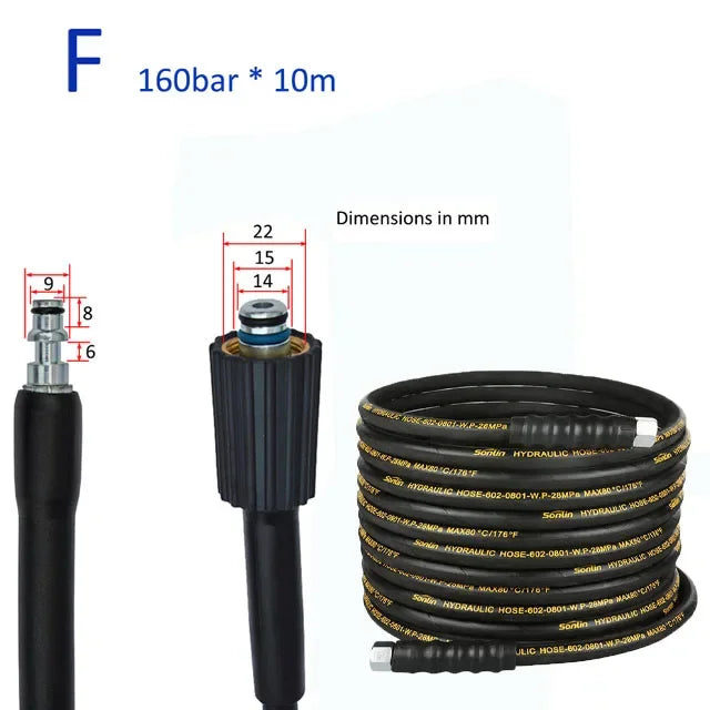 High Pressure Washer Hose by Snagg A Garden Hose