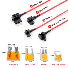 Smart ACC Hardwire Kit with Battery Protection | 24/7 Parking Surveillance for Dash Cams