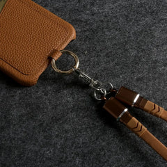 Multifunctional Leather Crossbody Case For iPhone 16 Pro Max / Series
