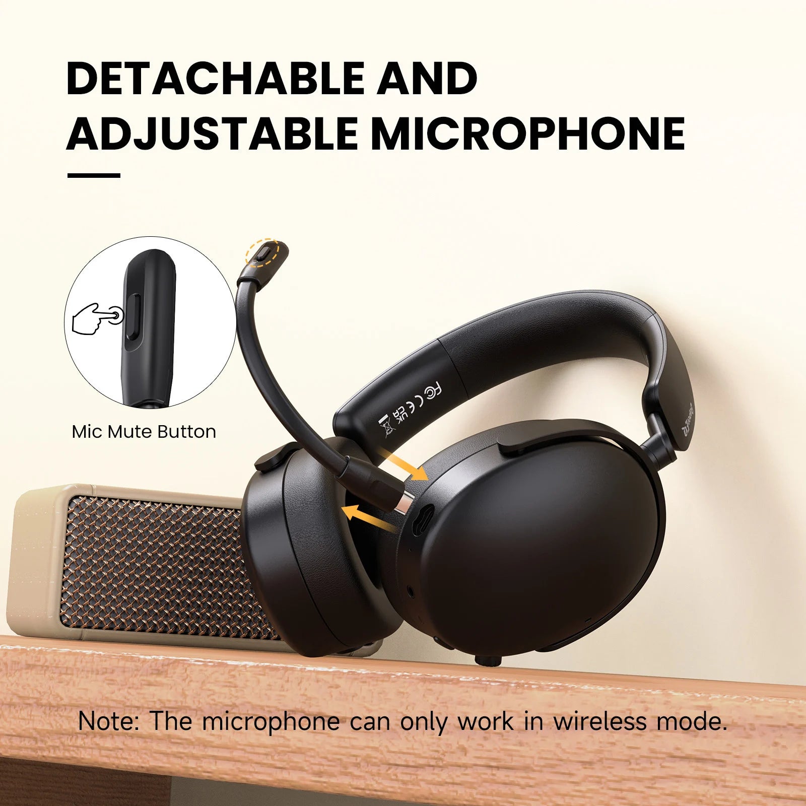ANC Wireless Headphones | Bluetooth 5.4 Over-Ear Noise Cancelling Headset by Snagg A Headphone
